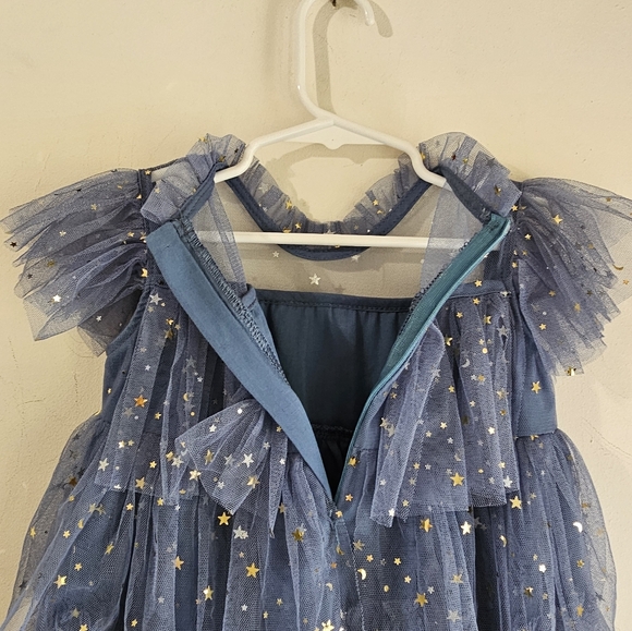 EUC: Star Princess Party Dress 🌟 Girls Small - 5/6 - Picture 3 of 5